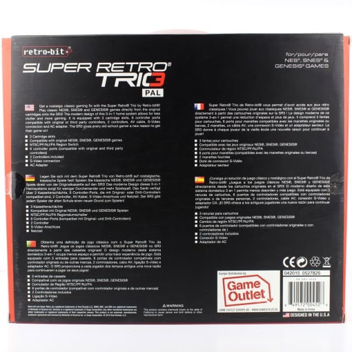 Retro-Bit Super Retro Trio 3 in 1 Konsol (Boxed) - Image 2