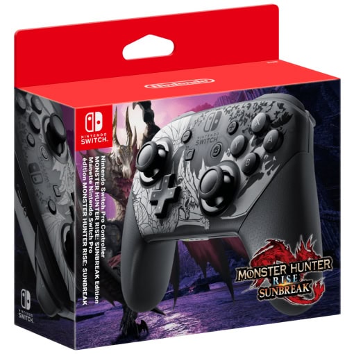 Nintendo Switch Pro Controller - Monster Hunter Rise: Sunbreak Edition