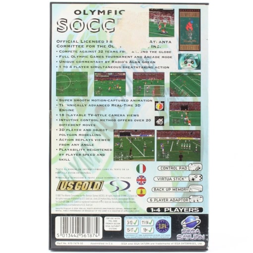 Olympic Soccer (SEGA Saturn) - Image 2