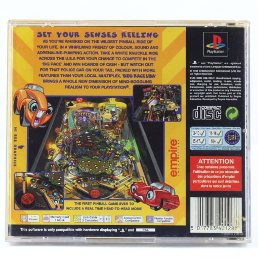 Pro Pinball: Big Race USA (PS1) - Image 2