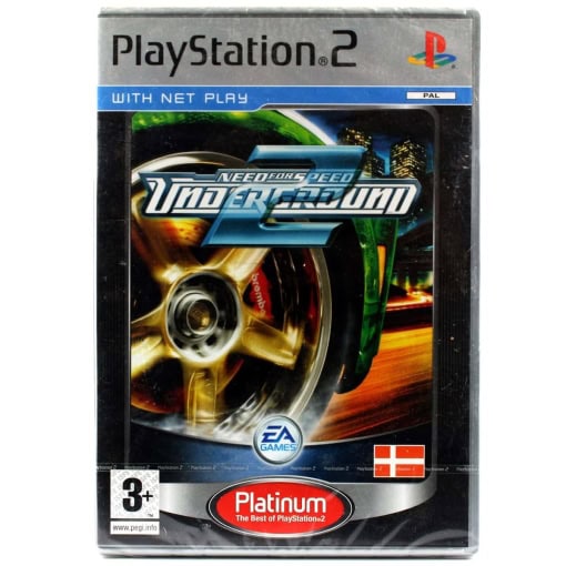 Need for Speed: Underground 2 (PS2 - Platinum - Forseglet)