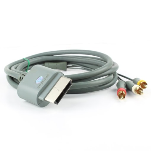 Original Microsoft Xbox 360 Composite AV kabel (Grå)