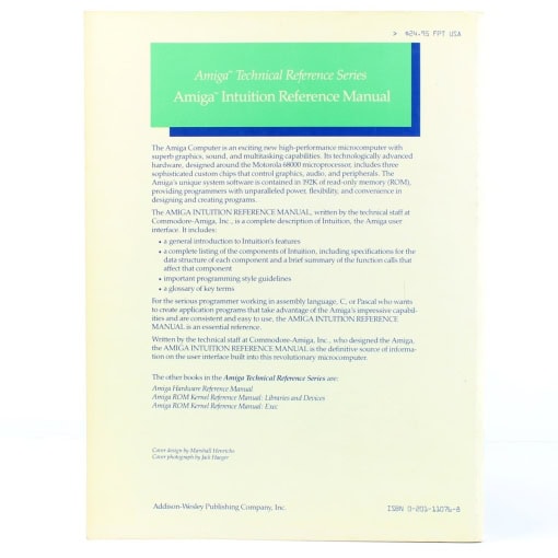 Amiga Intuition Reference Manual - Image 2