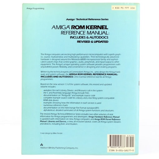 Amiga ROM Kernel Reference Manual: Includes & Autodocs - Image 2