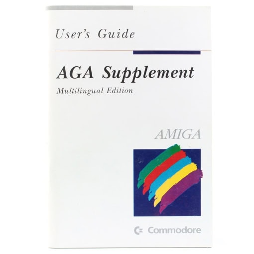 Commodore Amiga AGA Supplement - Manual Multilingual Edition
