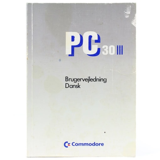 Commodore PC 30-III - Brugervejledning