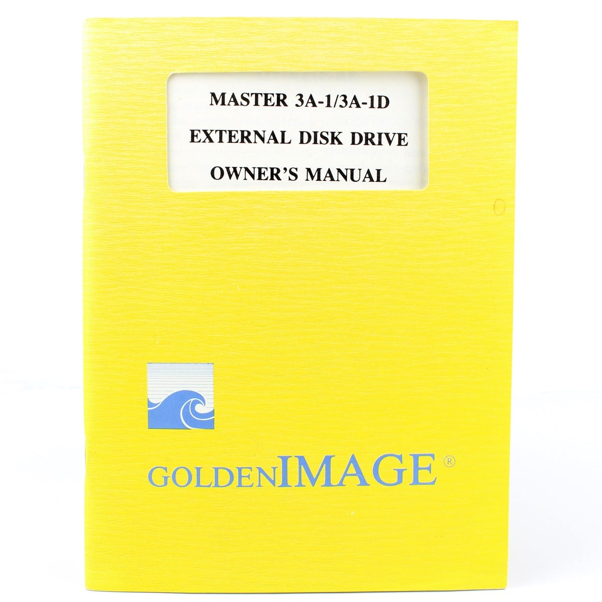 Golden Image External Disk Drive Owner's Manual WTS Retro