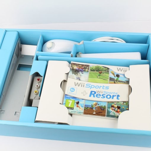 Nintendo Wii Konsol med Wii Sports + Wii Sports Resort (Hvid - Boxed) - Image 4