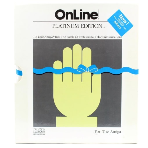 OnLine Platinum Edition (Amiga) u. disketter