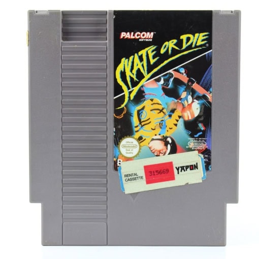 Skate or Die (Nintendo NES, PAL-B, Udlejningskassette)
