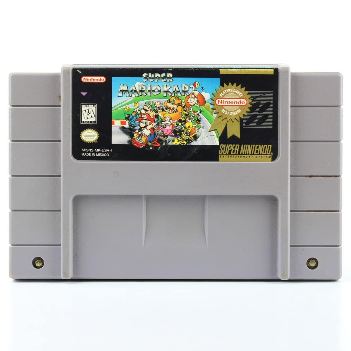 Notice/manuel Mario Kart Pour Super Nintendo (SNES) Version USA - État Correct, éditeur Nintendo
