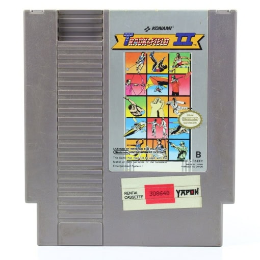 Track & Field II (Nintendo NES, PAL-B, Udlejningskassette)