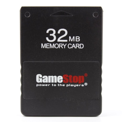 GameStop 32MB Memory Card til Playstation 2 - Sort