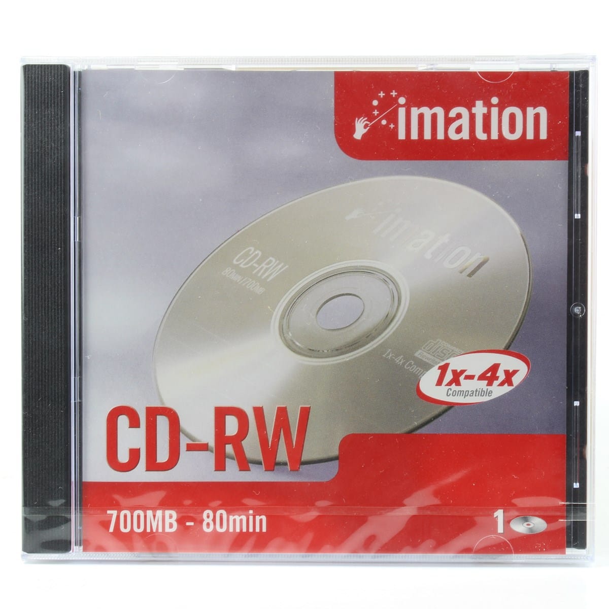 Lot De 5 CD-RW Imation 74 Min / 650 Mo — Vitesse 4x à 10x, Réinscriptible 1000 Fois | Pour Sauvegarde, Musique, Photos