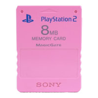 Sony 8MB Memory Card til Playstation 2 - Pink