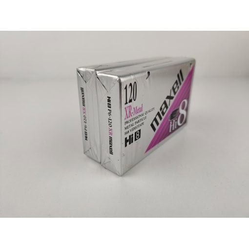 Maxell Hi8 Tape XR Metal 120 min 8 mm (2Pack) WTS Retro Køb her