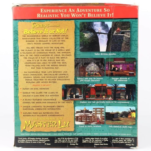 Ripley's Believe It or Not!: The Riddle of Master Lu (PC Big Box) - Image 2