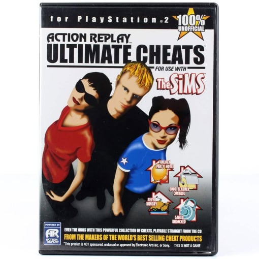 Action Replay - Ultimate Cheats for use with the Sims (PS2)