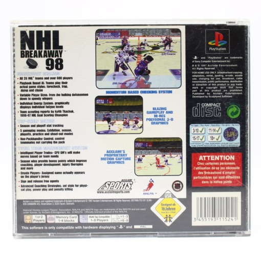 NHL Breakaway '98 (PS1) - Image 2