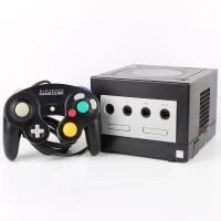 Nintendo GameCube konsol (Sort) m. controller og kabler