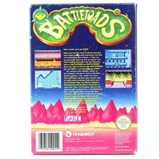 Battletoads (Nintendo NES, Boxed, PAL-B) - Image 2
