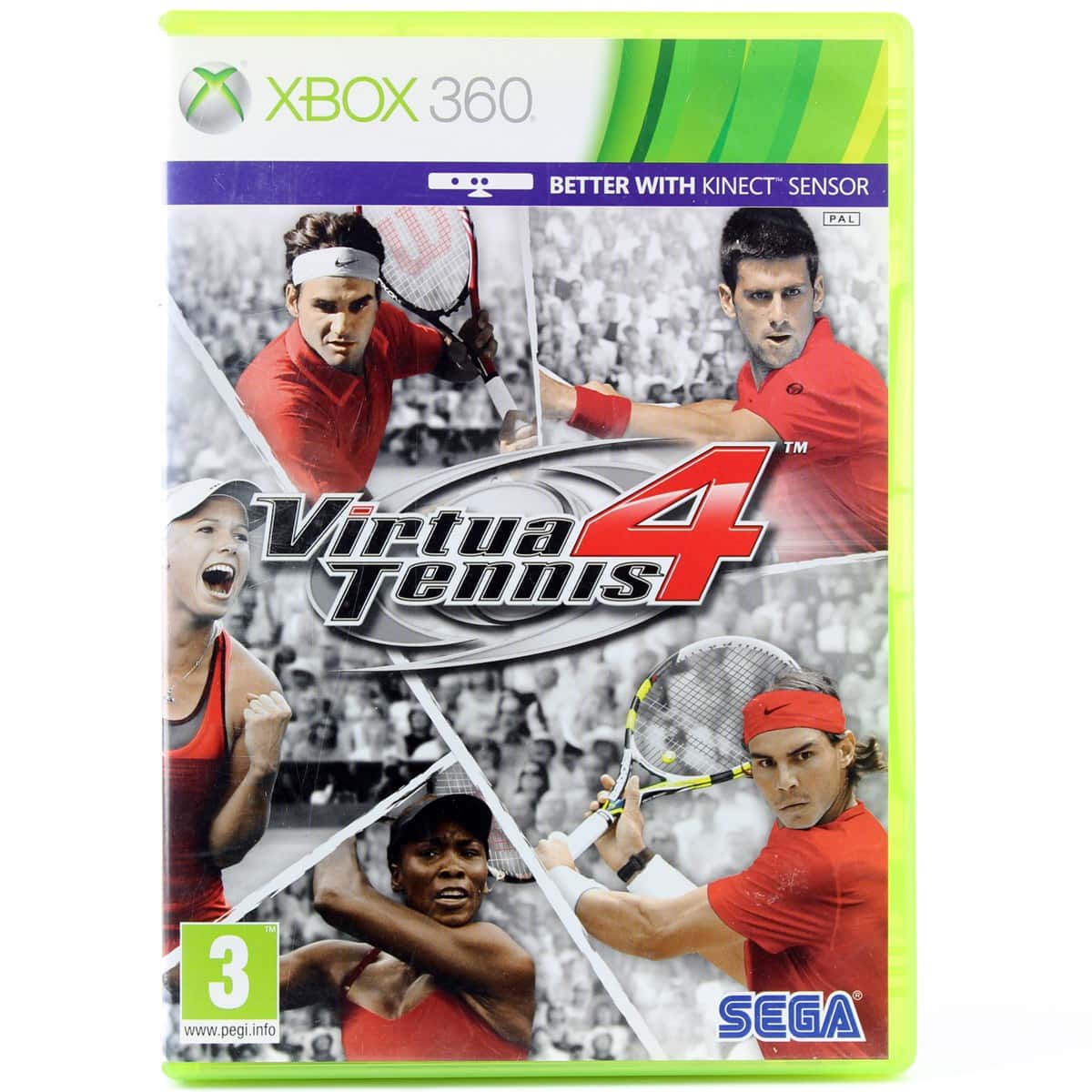 Virtua Tennis 4 – Xbox 360 – Version Française – Très Bon état – Sans Notice