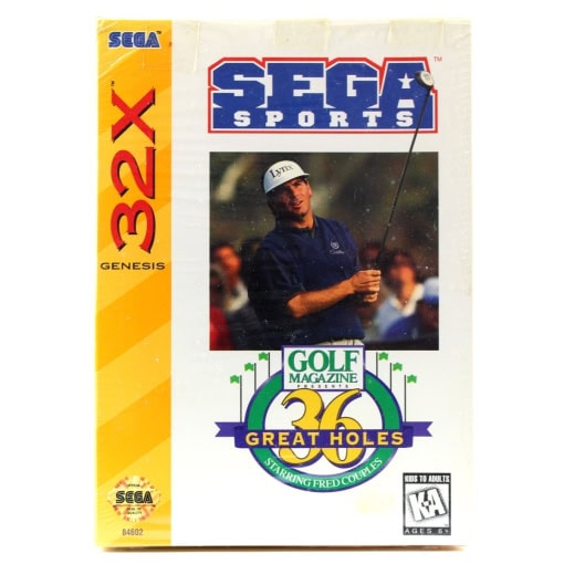 36 Great Holes Starring Fred Couples (SEGA 32X, Boxed, Sealed)