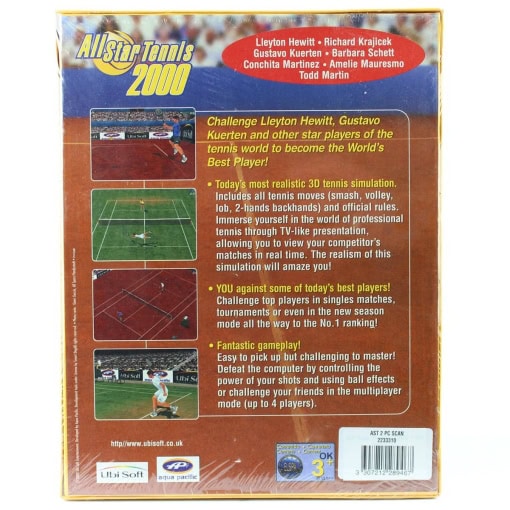 All Star Tennis 2000 (PC Big Box) - Ny - Image 3
