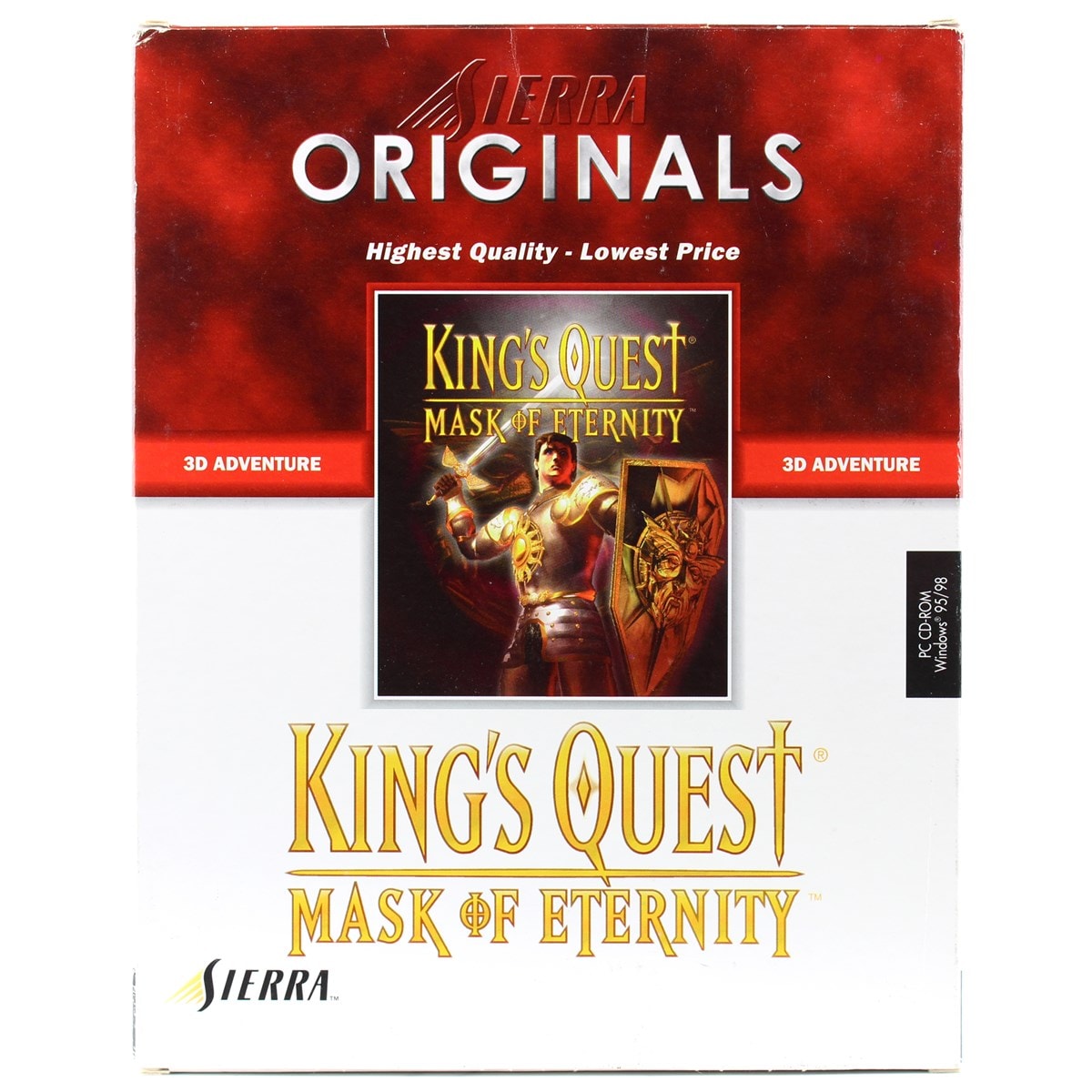 King’s Quest Mask of Eternity (PC Big Box Sierra Originals) WTS