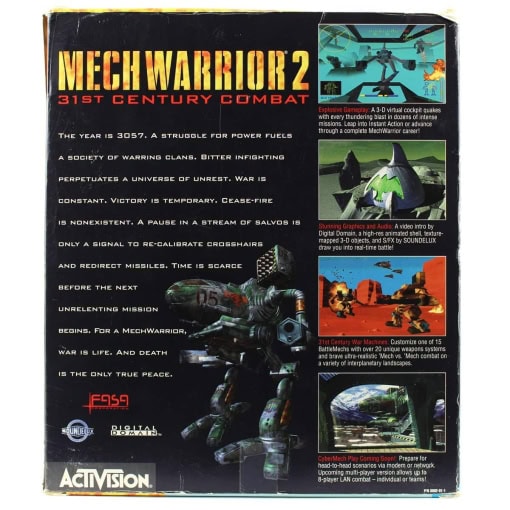 MechWarrior 2: 31st Century Combat (PC Big Box) - Image 2