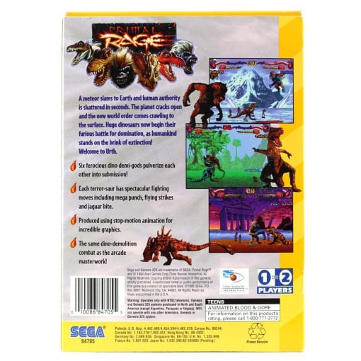 Primal Rage (SEGA 32X, Boxed) - Image 2
