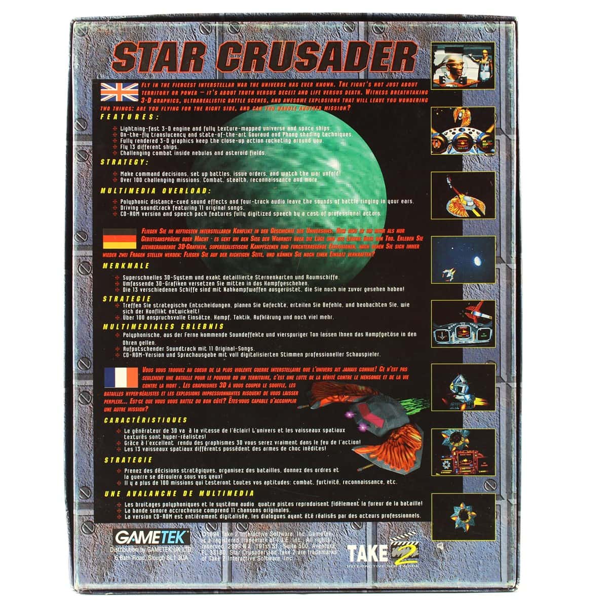 Crusaders Of Might And Magic PC - Big Box Complet - Jeu 3DO 2000
