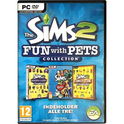 The Sims 2: Fun with Pets Collection (PC - Dansk)