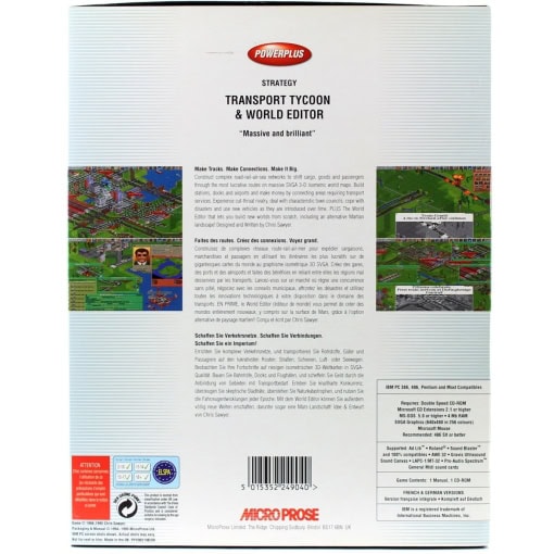 Transport Tycoon & World Editor (PC Big Box - Powerplus) - Image 2