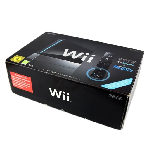 Nintendo Wii Konsol med Wii Sports + Wii Sports Resort (Sort - Boxed) - Image 3