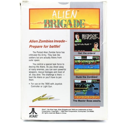 Alien Brigade (Atari 7800, Boxed) - Image 2