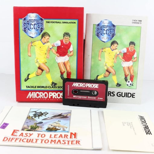 MicroProse Soccer (C64 Cassette) - Image 3
