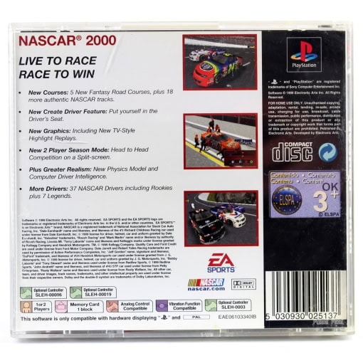 NASCAR 2000 (PS1) - Image 2