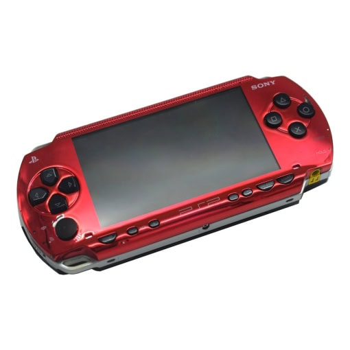 Sony PSP konsol med oplader (Rød PSP-3003)