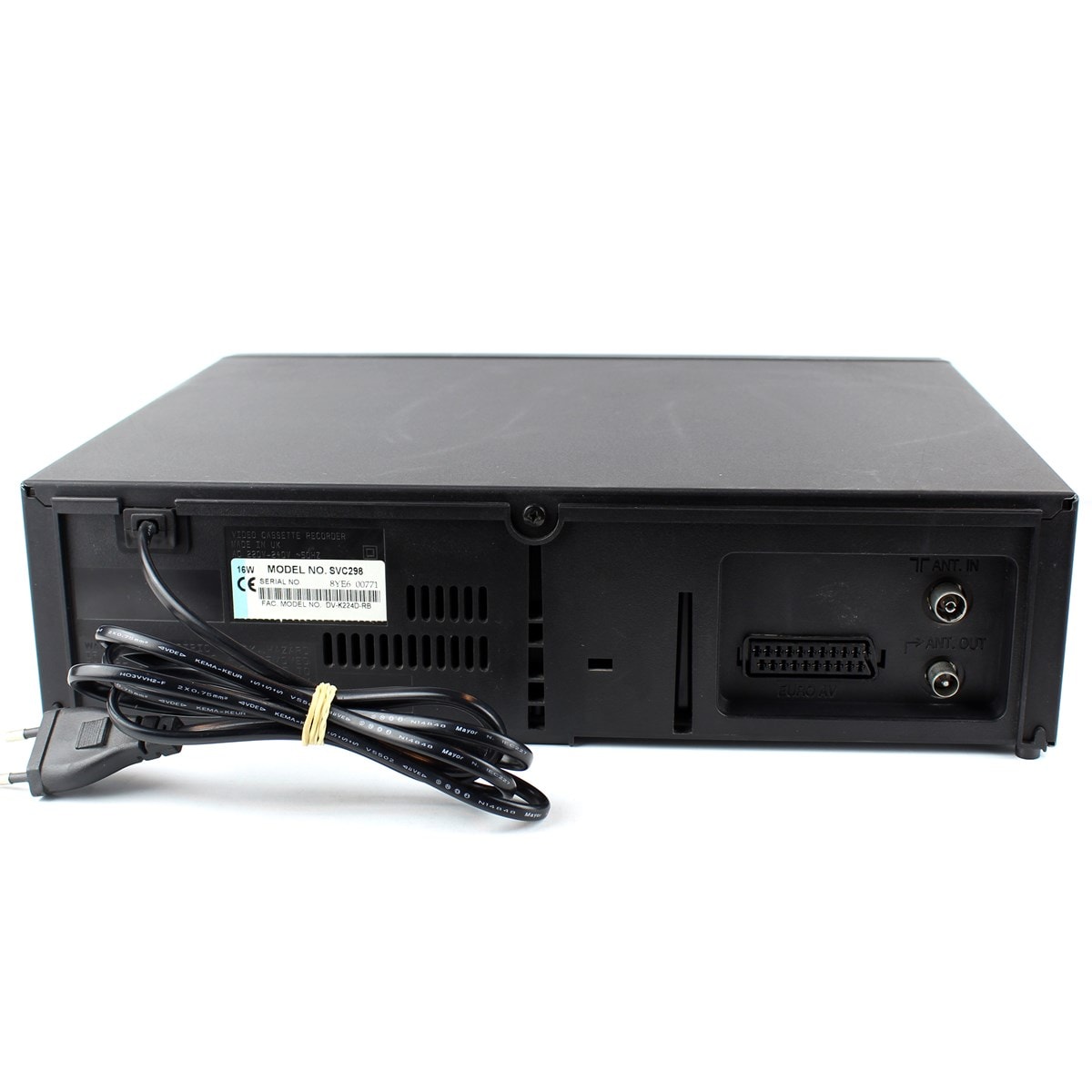 Schneider SVC298 VHSafspiller u. fjernbetjening WTS Retro