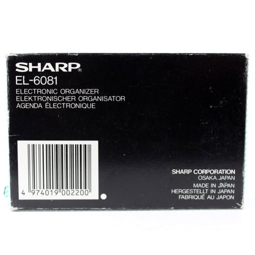 Sharp EL-6081 Electronic Organiser - Image 4