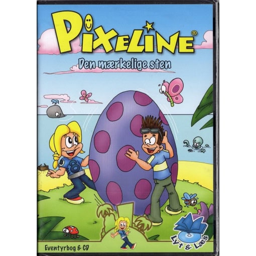 Pixeline: Den mærkelige sten (Eventyrbog og CD)