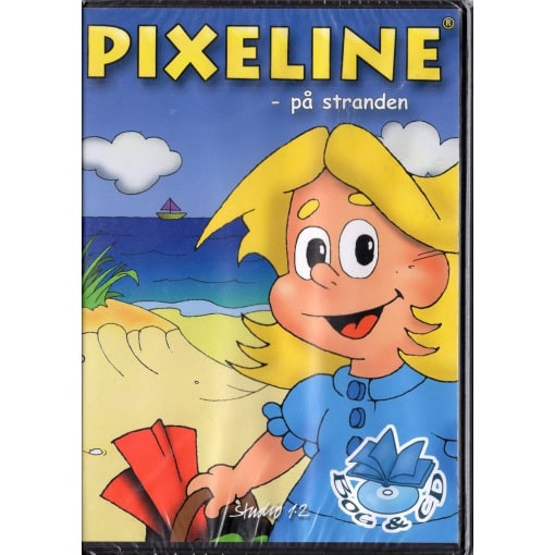 Pixeline - på stranden (Bog & CD)