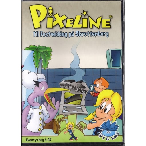 Pixeline: Til Festmiddag på Skrottenborg (Eventyrbog og CD)