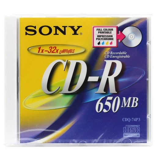 Sony CD-R 650MB 1-32x
