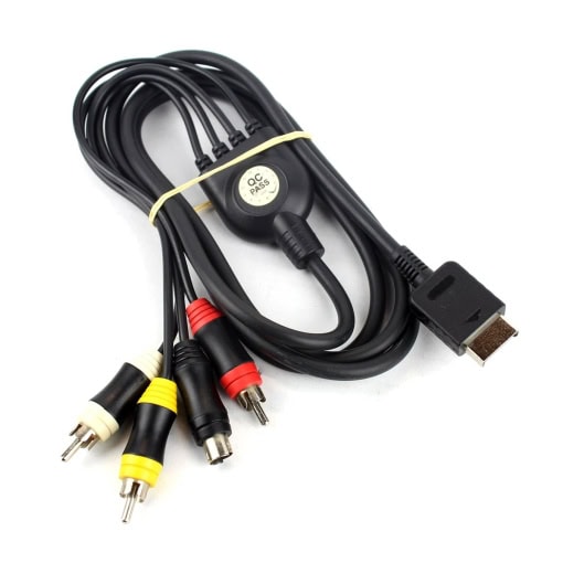 AV kabel med S-Video til PS1, PS2 og PS3
