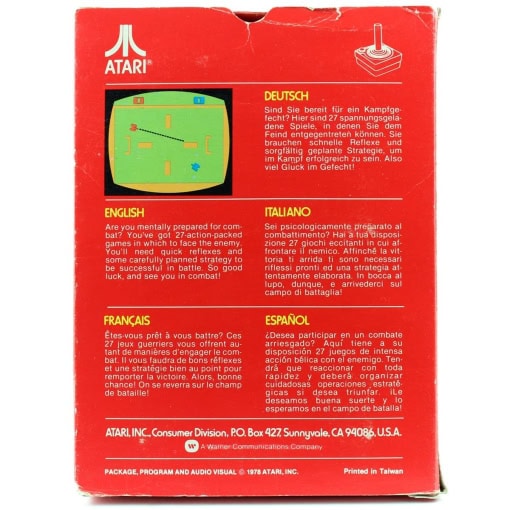 Combat (Atari 2600 – Boxed) - Image 2