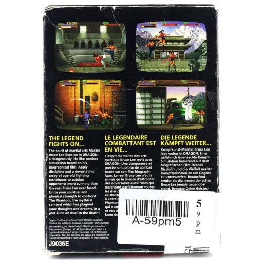 Dragon: The Bruce Lee Story (Atari Jaguar, Boxed) - Image 2
