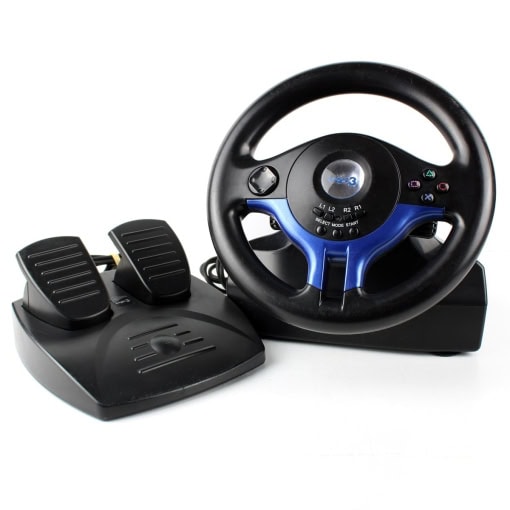 Logic3 Topdrive GT1 Wheel - Rat og pedal (PS1/PS2)
