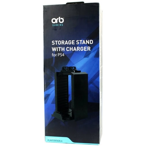 Orb Gaming opbevaringsstand med lader til PS4